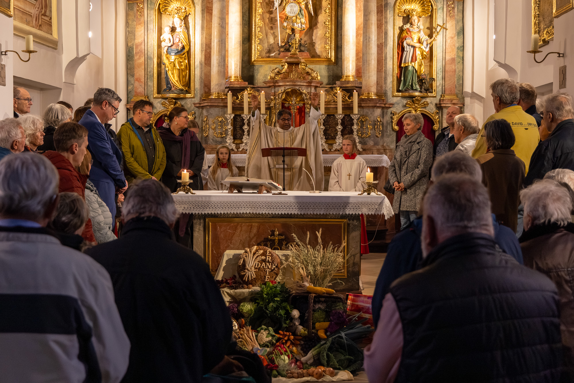 Ehepaarsegnung und Erntedank